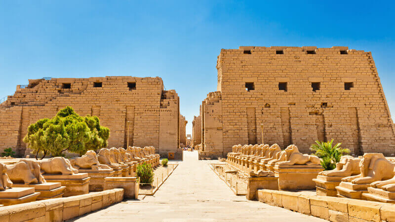 erstaunlicher karnak tempel